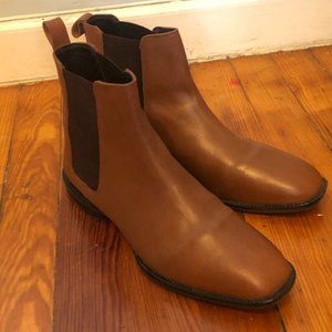 ASOS brown Chelsea boots